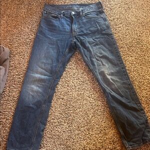 Old Navy Men's Dark Blue Straight leg Jeans